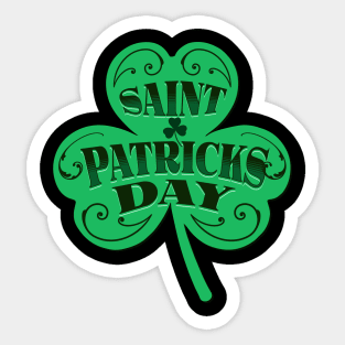 St. Patricks day Vintage Sticker